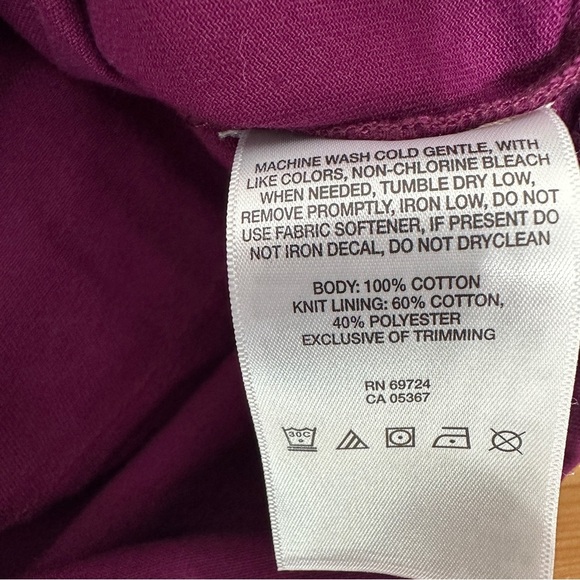 Columbia Purple Hooded Canvas Utility Jacket | Size L | 100% Cotton - Picture 6 of 6